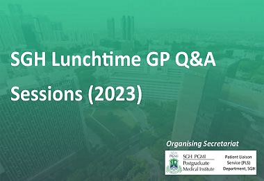 SGH Lunchtime GP Q&A Sessions October 2023