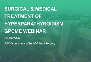Surgical & Medical Treatment of Hyperparathyroidism GPCME Webinar