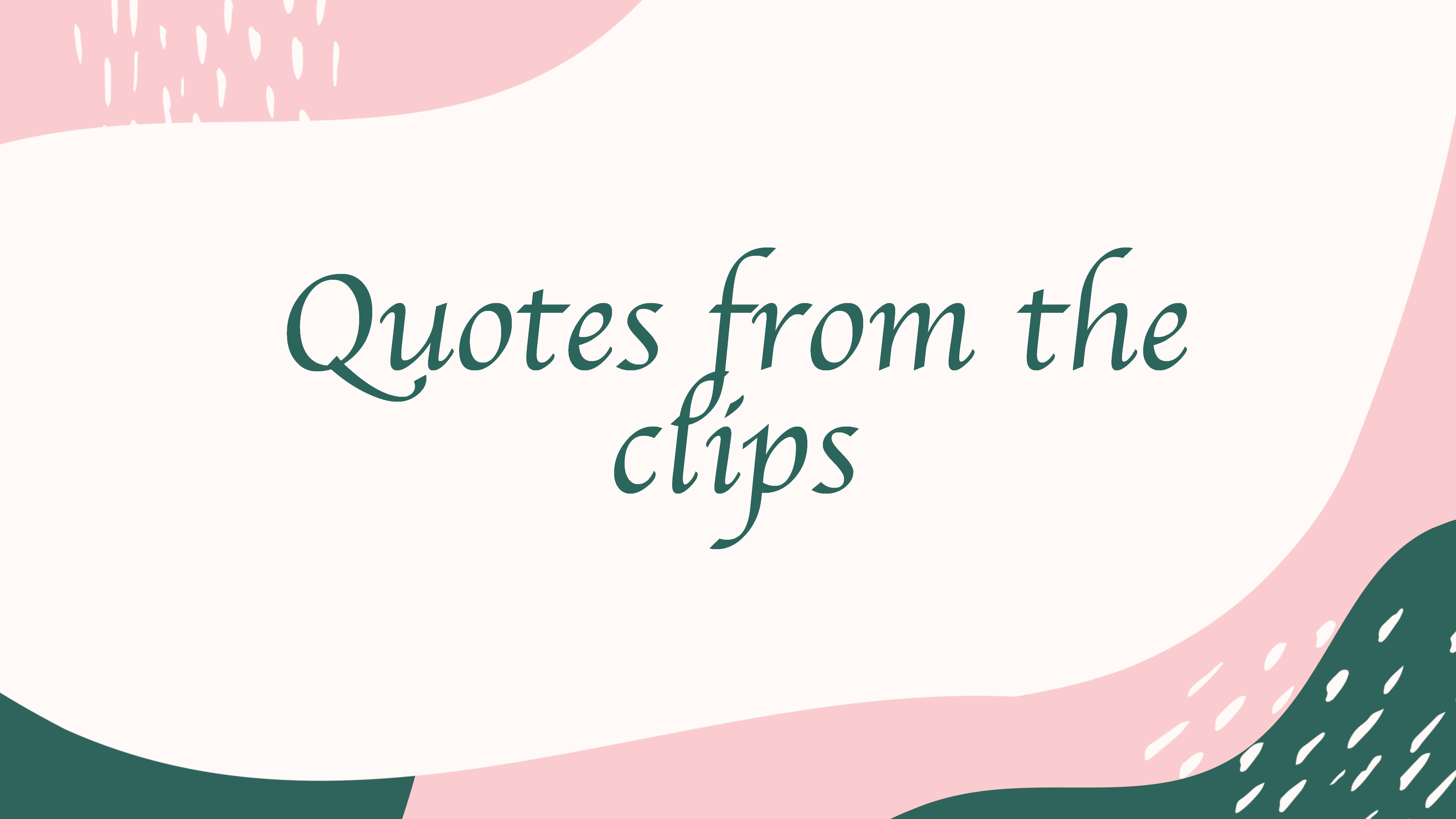 Quotes - Medical Humanities​