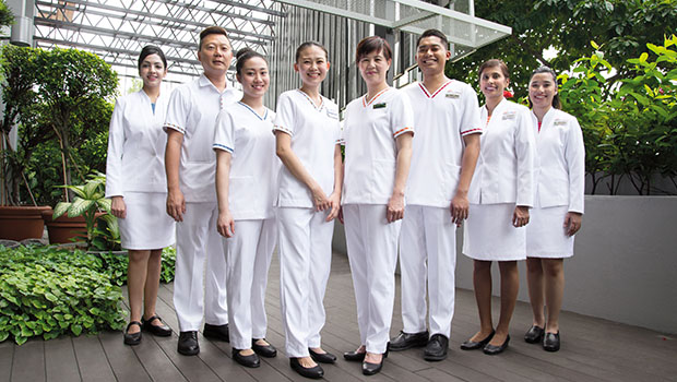  ​The new uniforms will help patients identify SingHealth nurses as they move across institutions and care settings. For nurses, the scrub suits provide a more practical option for day-to-day work. 
