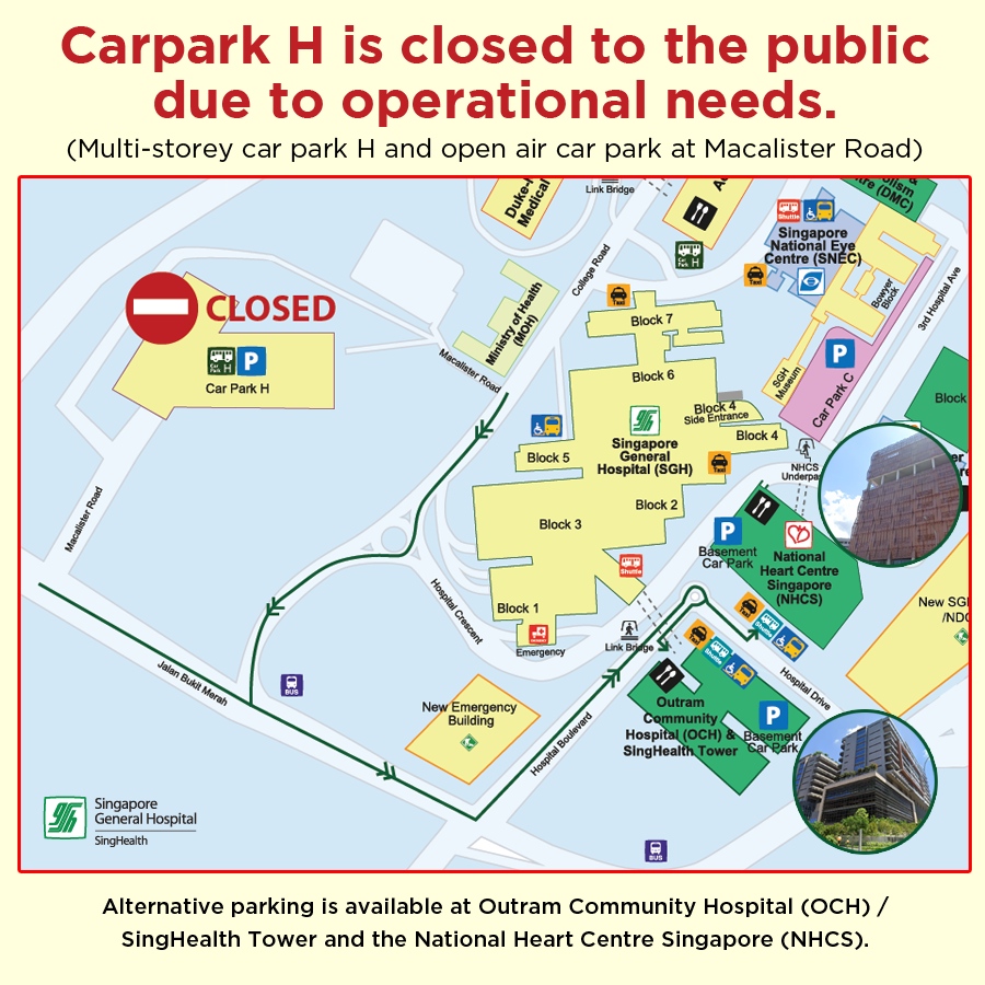 Carpark H Closure